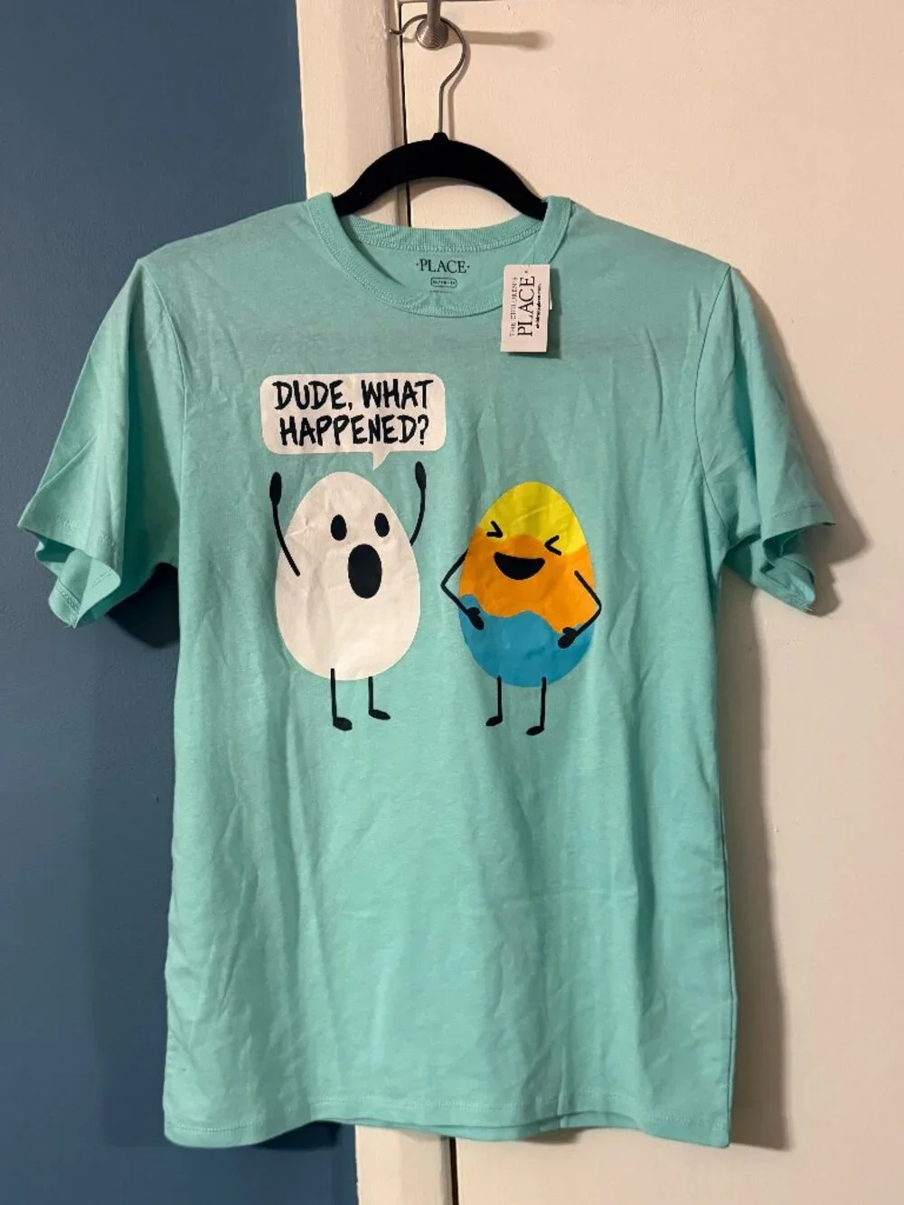 Children's Place 'Dude, What Happened?' T-shirt Sz XL 14/16 NWT